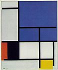 Composition with Large Blue Plane by Piet Mondrian